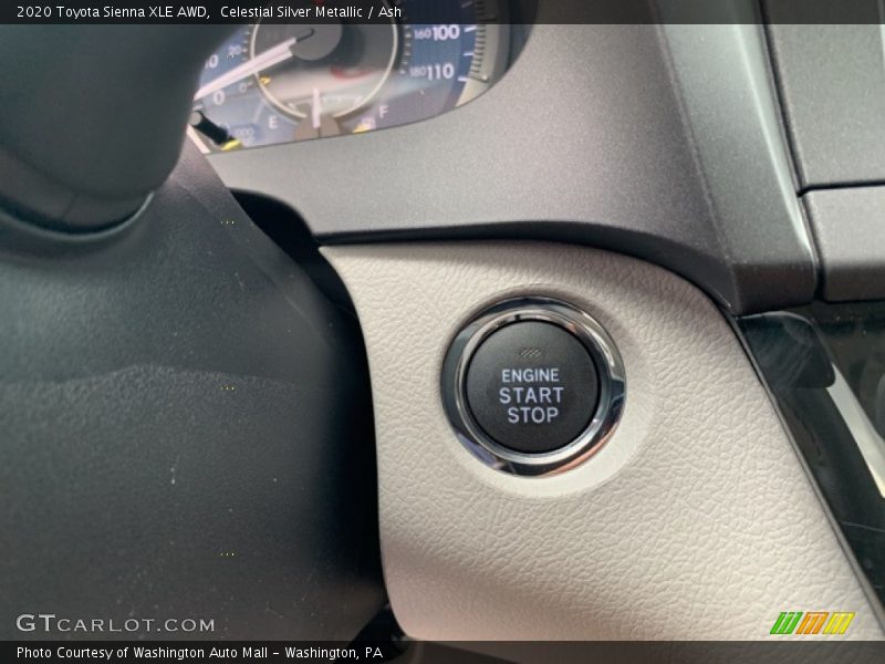 Celestial Silver Metallic / Ash 2020 Toyota Sienna XLE AWD