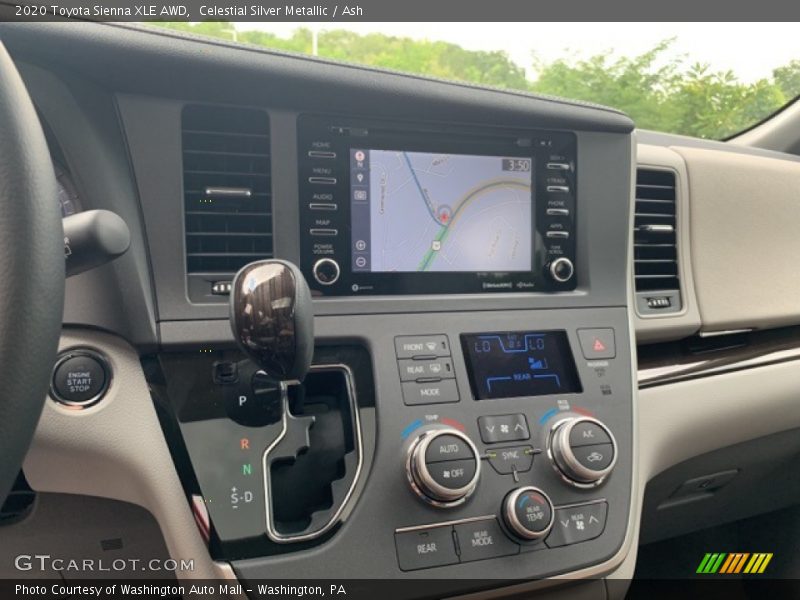 Celestial Silver Metallic / Ash 2020 Toyota Sienna XLE AWD