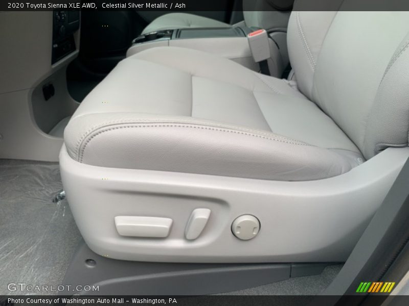 Celestial Silver Metallic / Ash 2020 Toyota Sienna XLE AWD