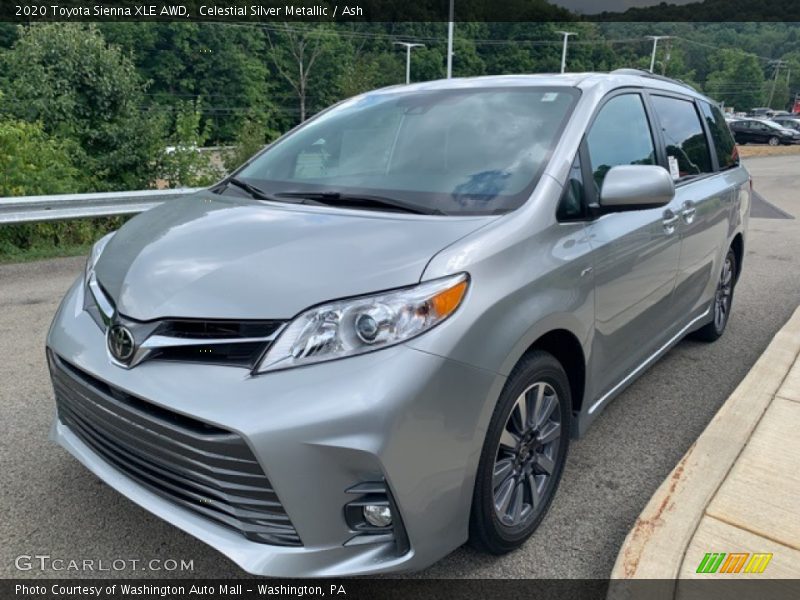 Celestial Silver Metallic / Ash 2020 Toyota Sienna XLE AWD