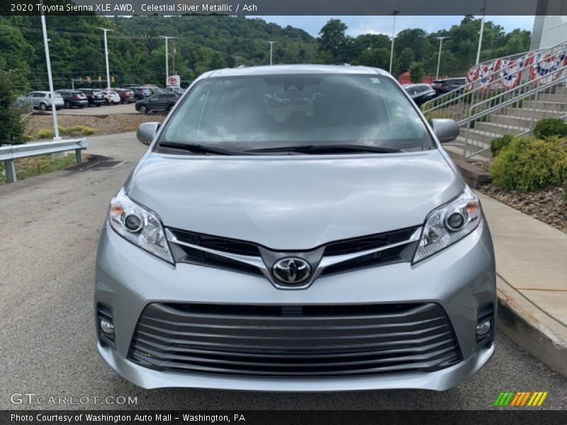 Celestial Silver Metallic / Ash 2020 Toyota Sienna XLE AWD