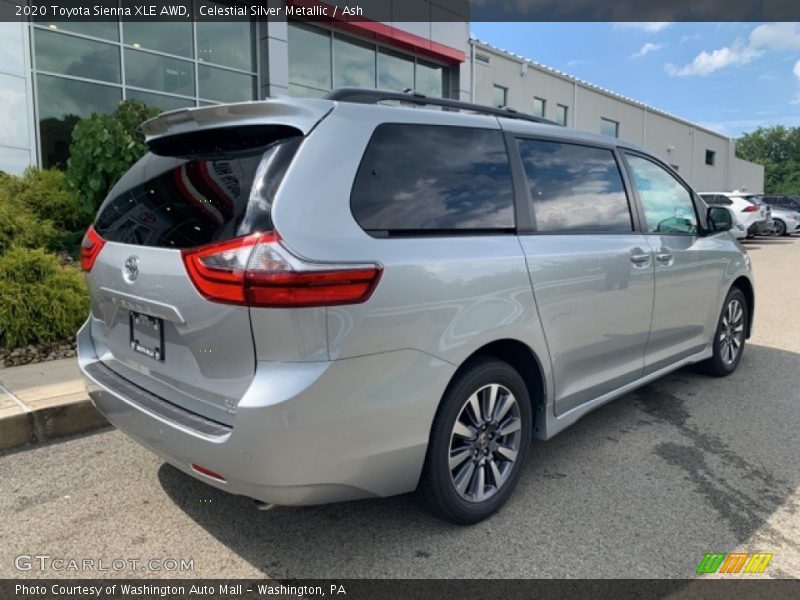 Celestial Silver Metallic / Ash 2020 Toyota Sienna XLE AWD