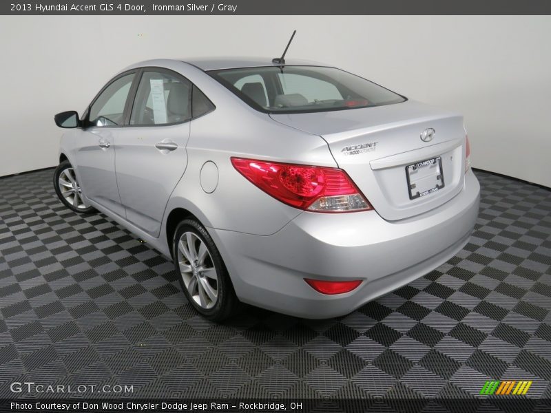 Ironman Silver / Gray 2013 Hyundai Accent GLS 4 Door