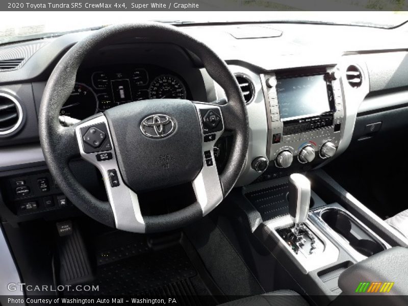 Super White / Graphite 2020 Toyota Tundra SR5 CrewMax 4x4