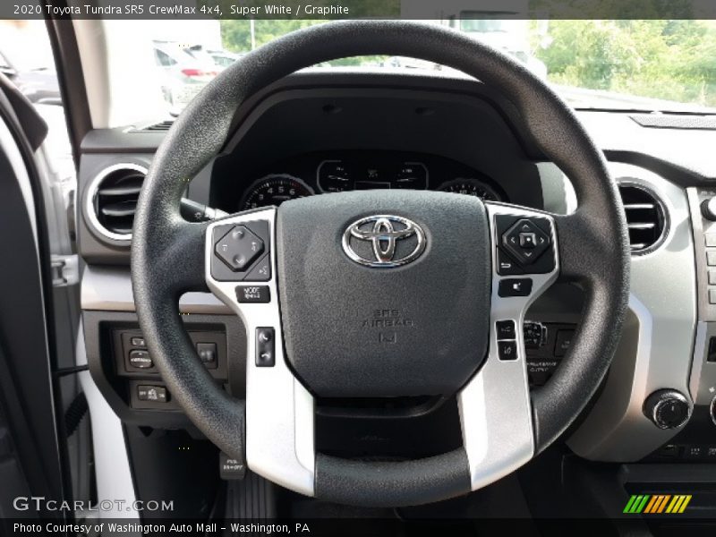 Super White / Graphite 2020 Toyota Tundra SR5 CrewMax 4x4