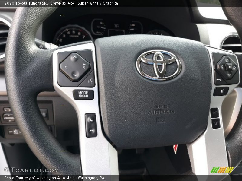 Super White / Graphite 2020 Toyota Tundra SR5 CrewMax 4x4