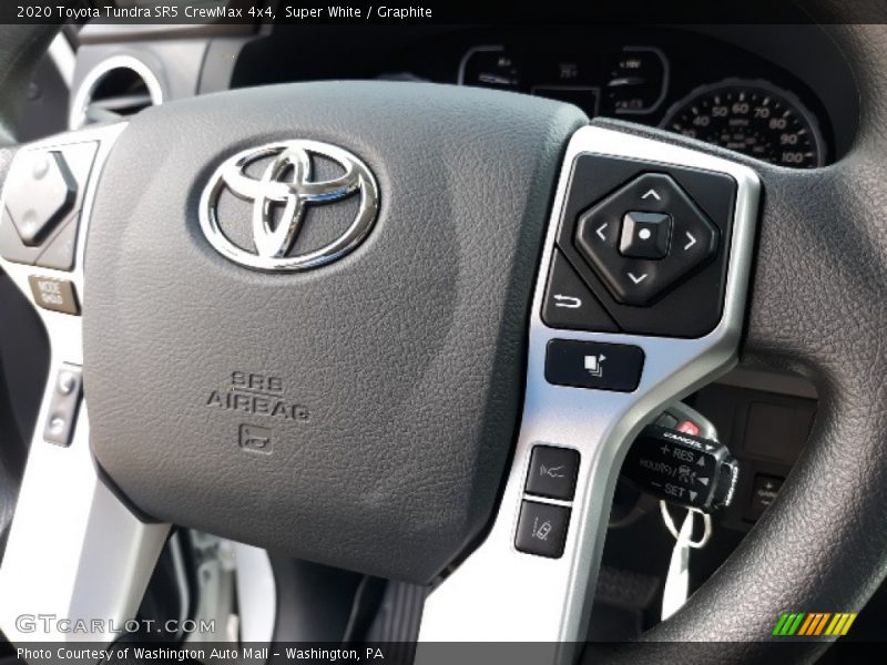 Super White / Graphite 2020 Toyota Tundra SR5 CrewMax 4x4