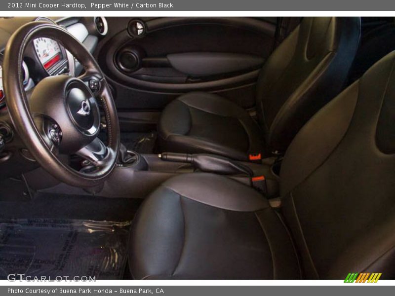 Pepper White / Carbon Black 2012 Mini Cooper Hardtop