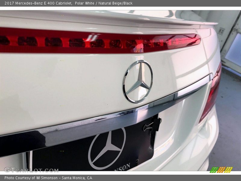 Polar White / Natural Beige/Black 2017 Mercedes-Benz E 400 Cabriolet