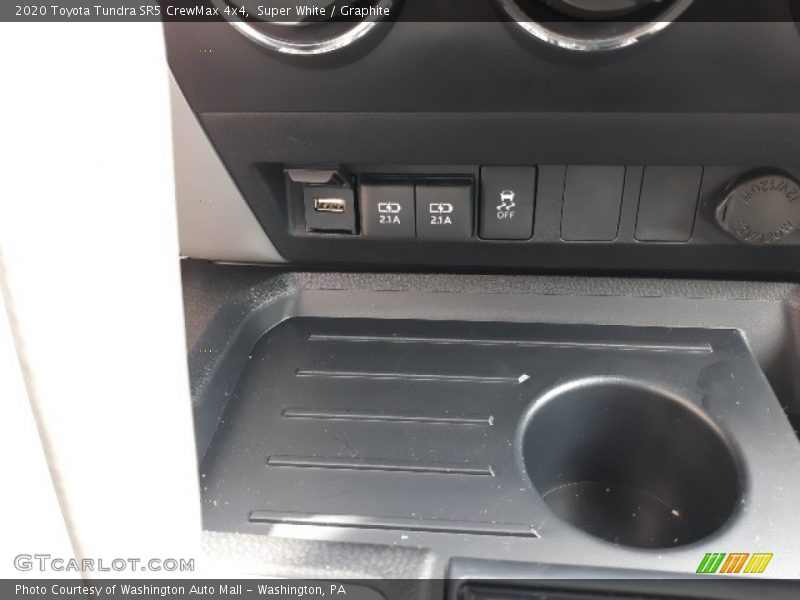 Super White / Graphite 2020 Toyota Tundra SR5 CrewMax 4x4