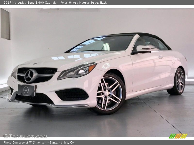 Polar White / Natural Beige/Black 2017 Mercedes-Benz E 400 Cabriolet