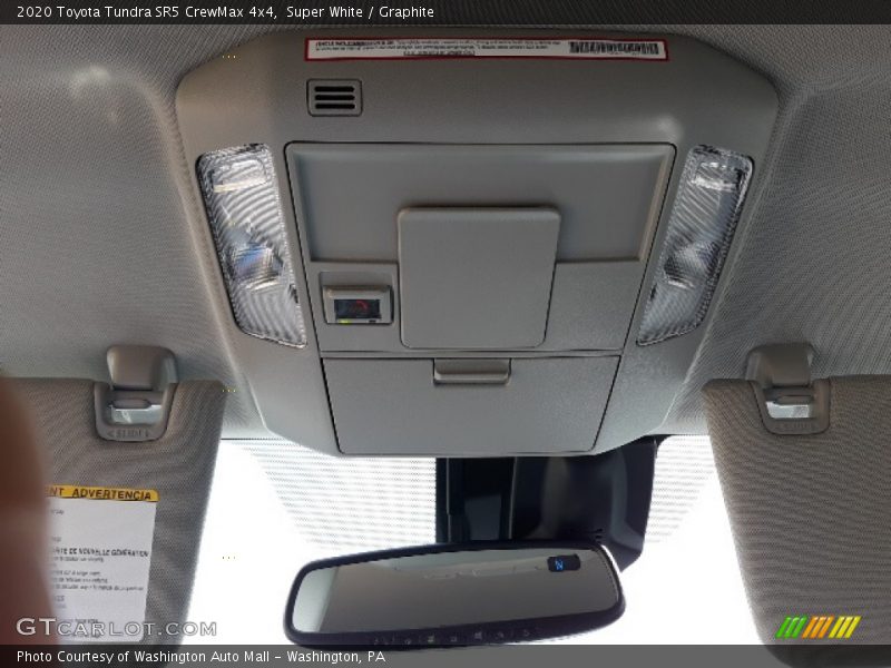 Super White / Graphite 2020 Toyota Tundra SR5 CrewMax 4x4