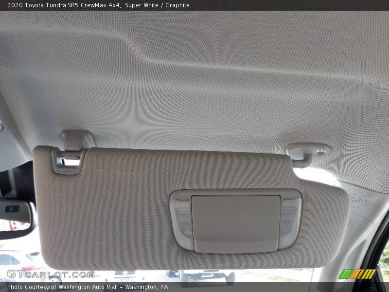 Super White / Graphite 2020 Toyota Tundra SR5 CrewMax 4x4