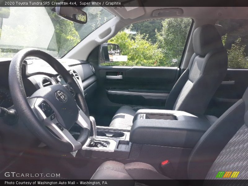 Super White / Graphite 2020 Toyota Tundra SR5 CrewMax 4x4
