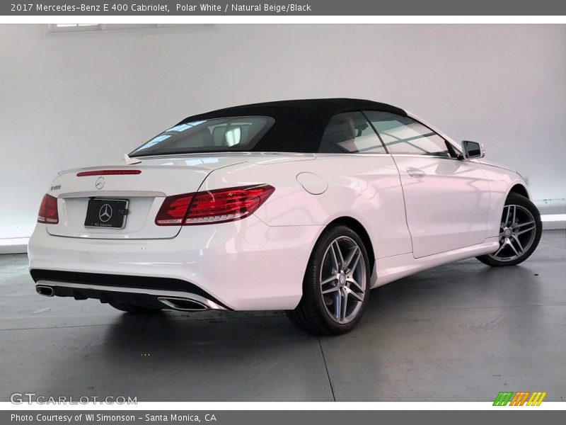 Polar White / Natural Beige/Black 2017 Mercedes-Benz E 400 Cabriolet