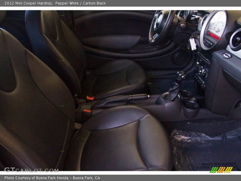 Pepper White / Carbon Black 2012 Mini Cooper Hardtop