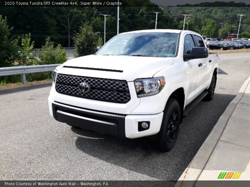 Super White / Graphite 2020 Toyota Tundra SR5 CrewMax 4x4
