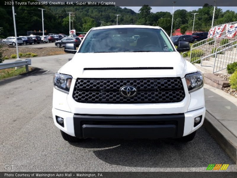 Super White / Graphite 2020 Toyota Tundra SR5 CrewMax 4x4