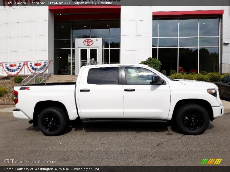Super White / Graphite 2020 Toyota Tundra SR5 CrewMax 4x4