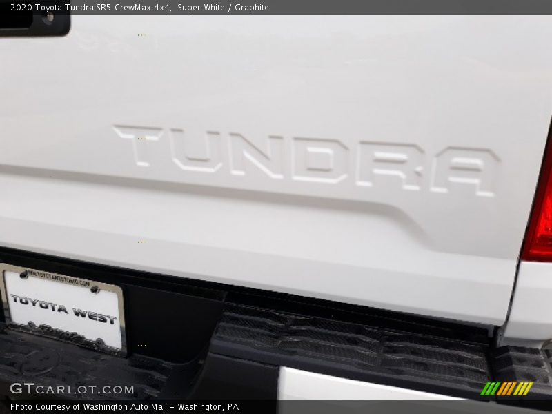 Super White / Graphite 2020 Toyota Tundra SR5 CrewMax 4x4