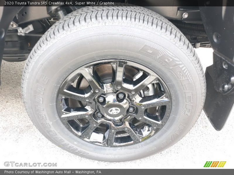 Super White / Graphite 2020 Toyota Tundra SR5 CrewMax 4x4