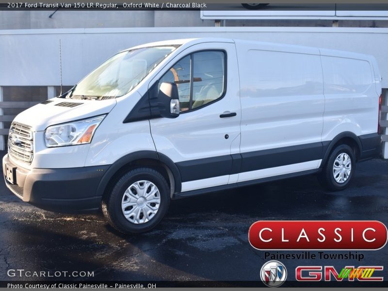 Oxford White / Charcoal Black 2017 Ford Transit Van 150 LR Regular