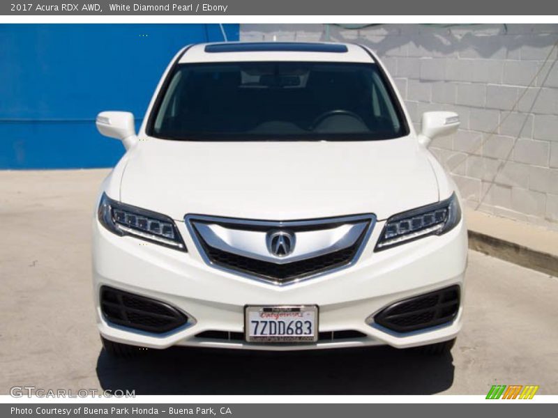 White Diamond Pearl / Ebony 2017 Acura RDX AWD
