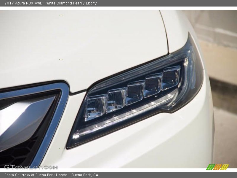 White Diamond Pearl / Ebony 2017 Acura RDX AWD