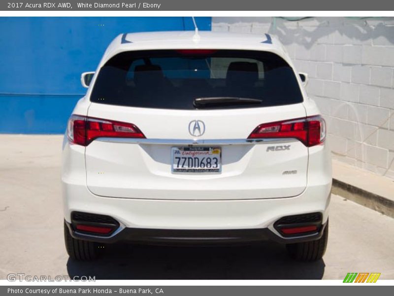 White Diamond Pearl / Ebony 2017 Acura RDX AWD