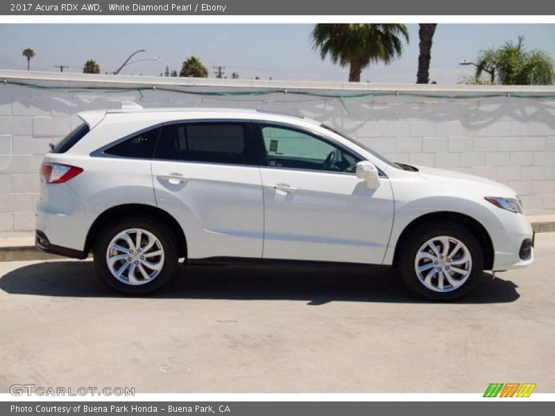 White Diamond Pearl / Ebony 2017 Acura RDX AWD