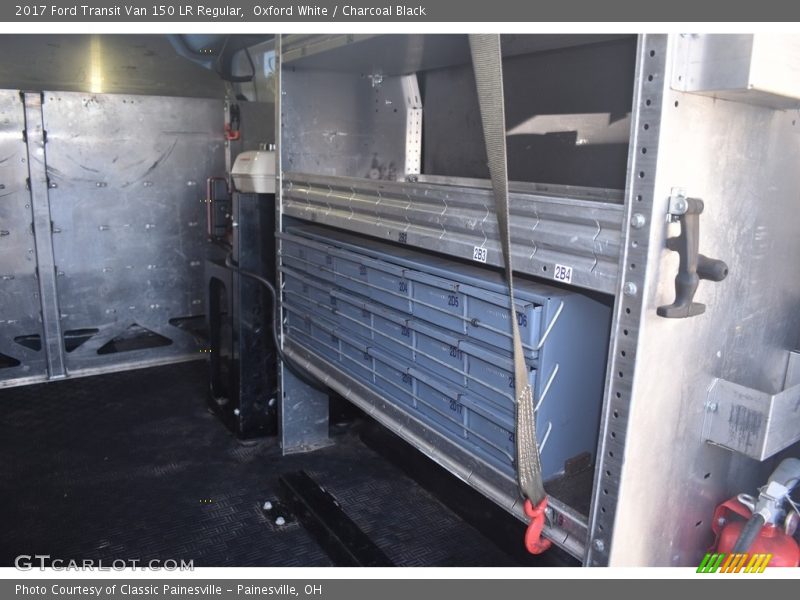 Oxford White / Charcoal Black 2017 Ford Transit Van 150 LR Regular