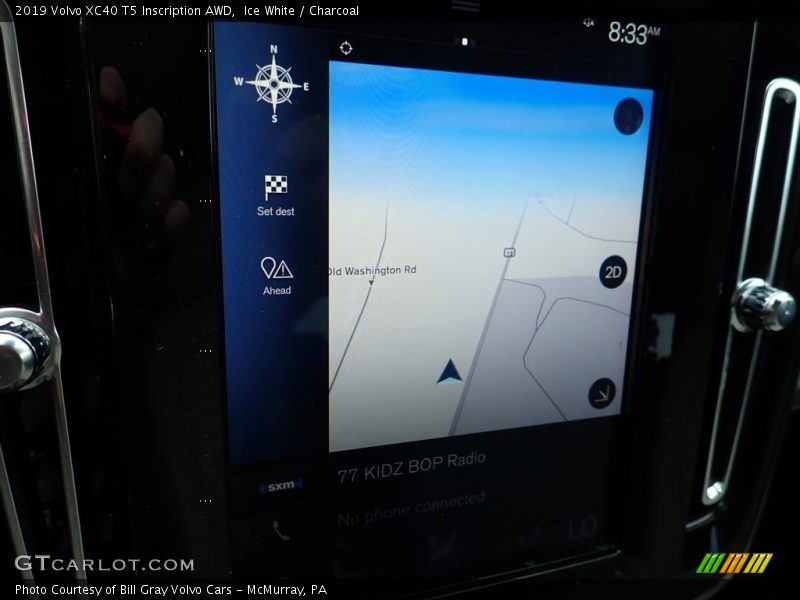 Ice White / Charcoal 2019 Volvo XC40 T5 Inscription AWD