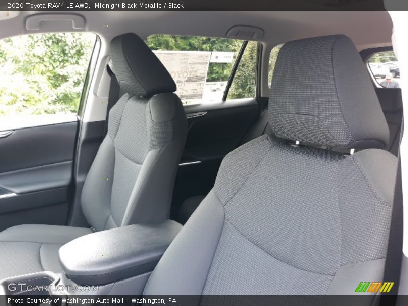 Midnight Black Metallic / Black 2020 Toyota RAV4 LE AWD