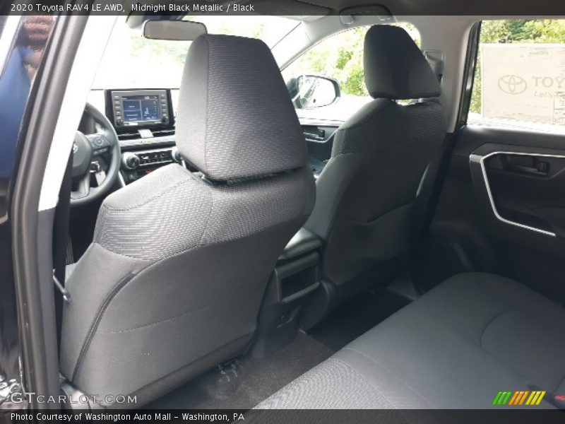 Midnight Black Metallic / Black 2020 Toyota RAV4 LE AWD