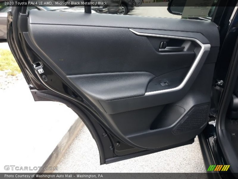 Midnight Black Metallic / Black 2020 Toyota RAV4 LE AWD