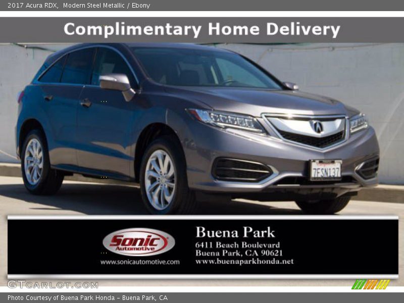 Modern Steel Metallic / Ebony 2017 Acura RDX