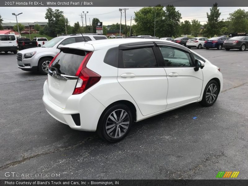 White Orchid Pearl / Black 2017 Honda Fit EX-L