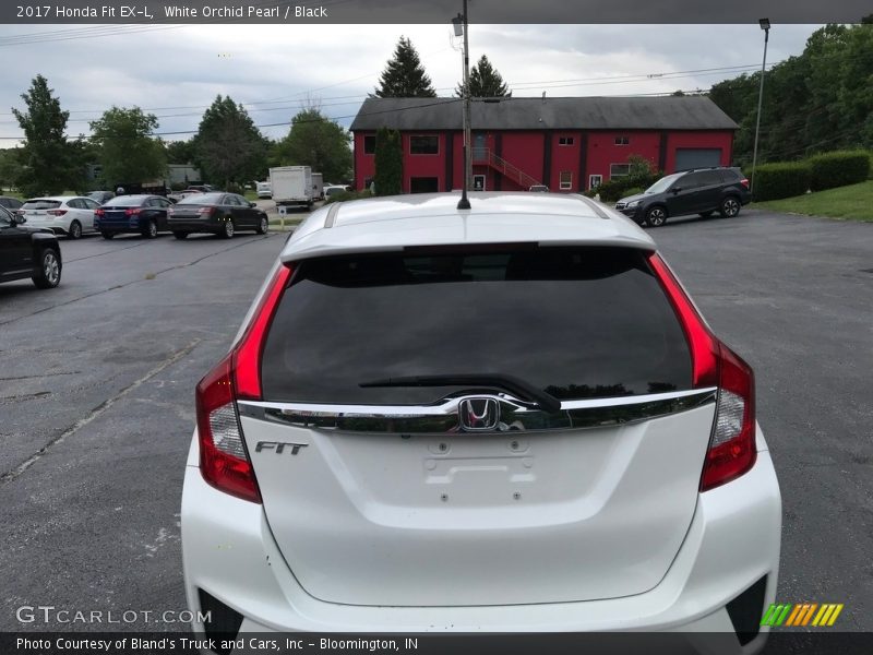 White Orchid Pearl / Black 2017 Honda Fit EX-L