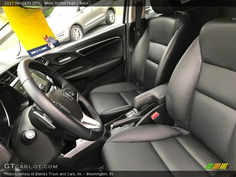 White Orchid Pearl / Black 2017 Honda Fit EX-L