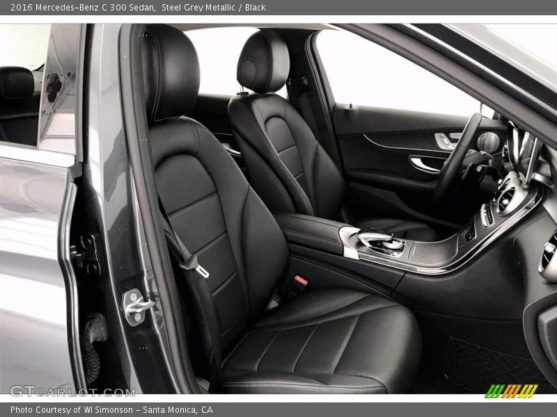 Steel Grey Metallic / Black 2016 Mercedes-Benz C 300 Sedan