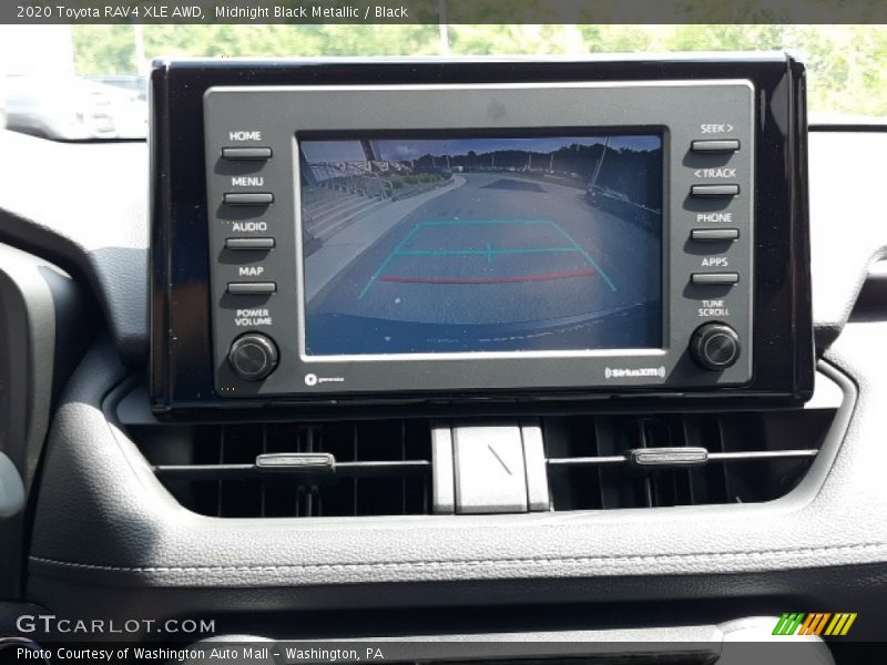 Midnight Black Metallic / Black 2020 Toyota RAV4 XLE AWD