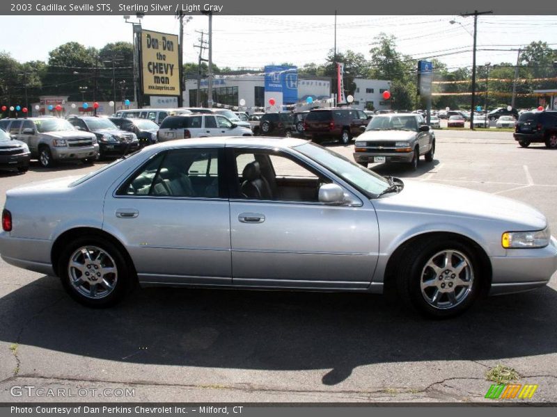 Sterling Silver / Light Gray 2003 Cadillac Seville STS