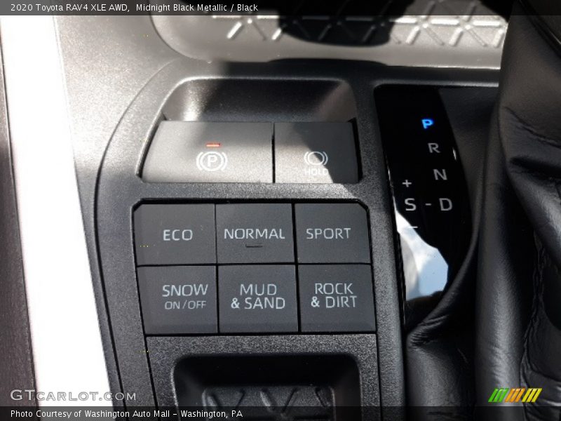 Midnight Black Metallic / Black 2020 Toyota RAV4 XLE AWD