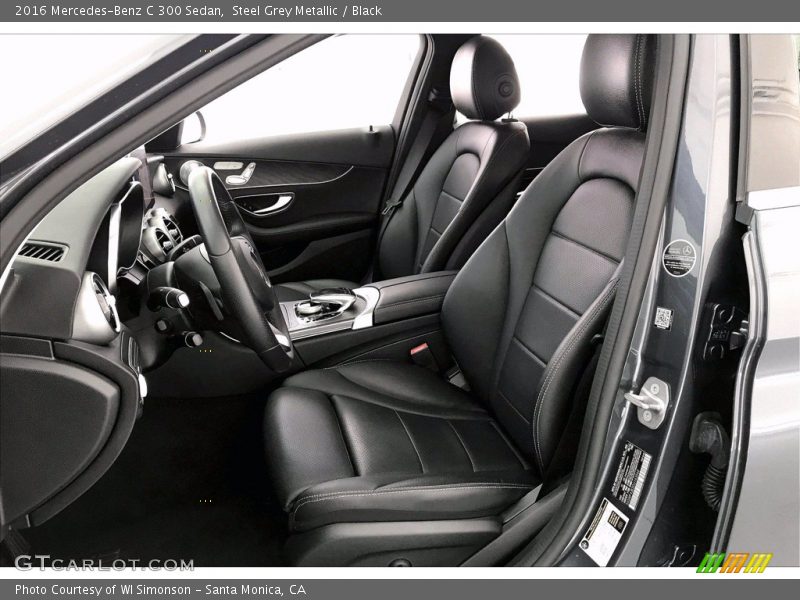 Steel Grey Metallic / Black 2016 Mercedes-Benz C 300 Sedan