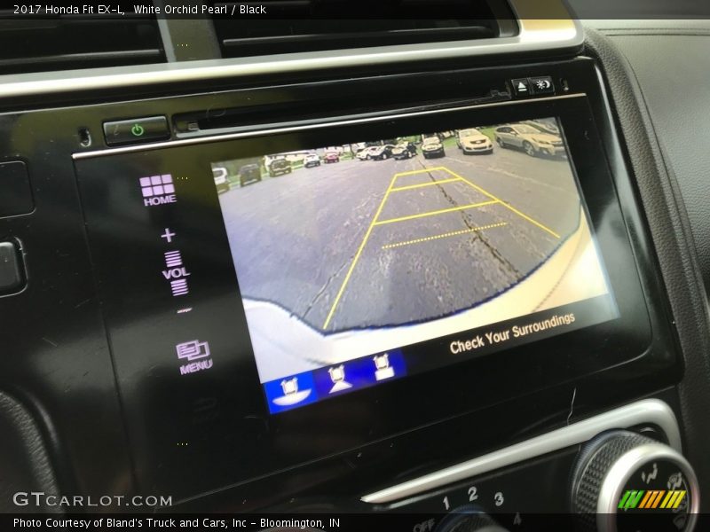 White Orchid Pearl / Black 2017 Honda Fit EX-L
