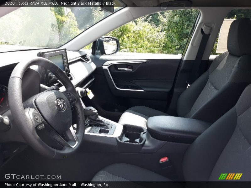 Midnight Black Metallic / Black 2020 Toyota RAV4 XLE AWD