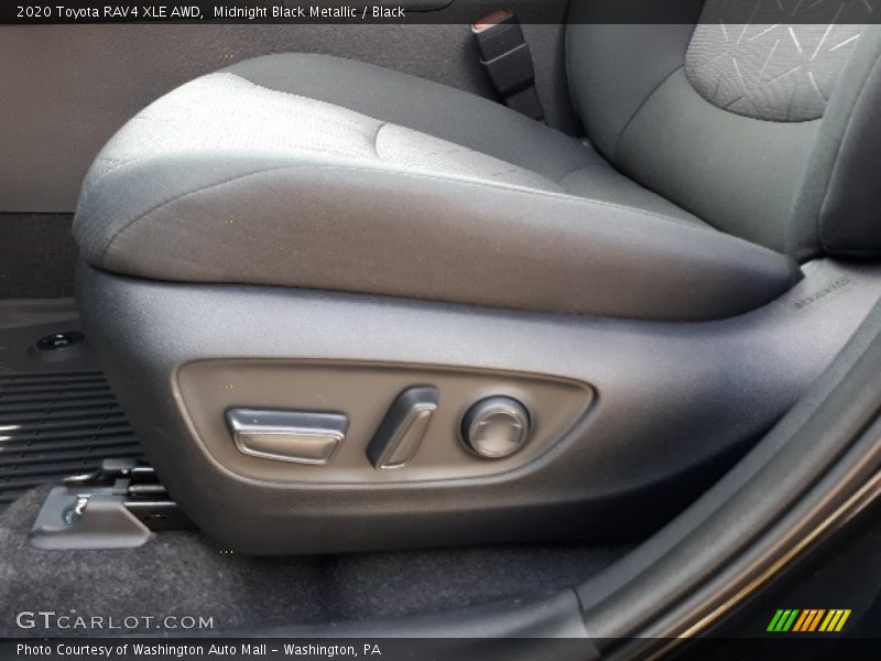 Midnight Black Metallic / Black 2020 Toyota RAV4 XLE AWD