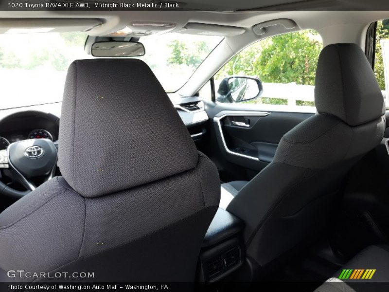 Midnight Black Metallic / Black 2020 Toyota RAV4 XLE AWD