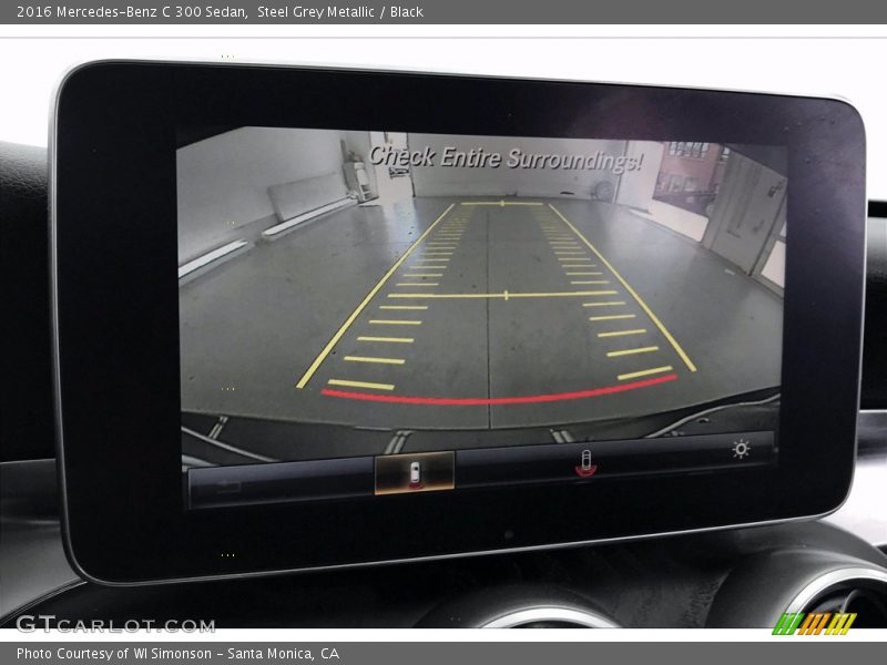 Steel Grey Metallic / Black 2016 Mercedes-Benz C 300 Sedan