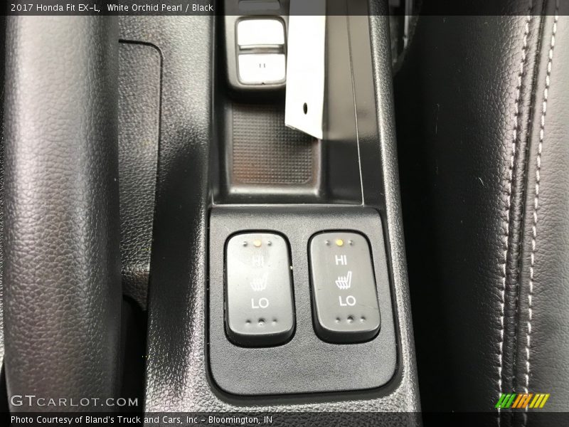 White Orchid Pearl / Black 2017 Honda Fit EX-L